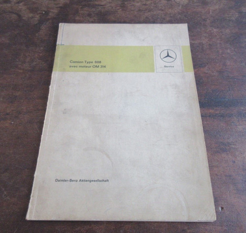 Mercedes benz 608 om314 - mercedes, camion
